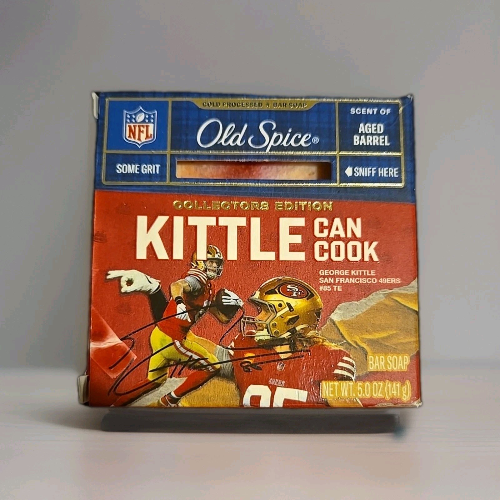 New! Old Spice Collectors Edition Kittle Can Cook Aged Barrel Bar Soap 5oz