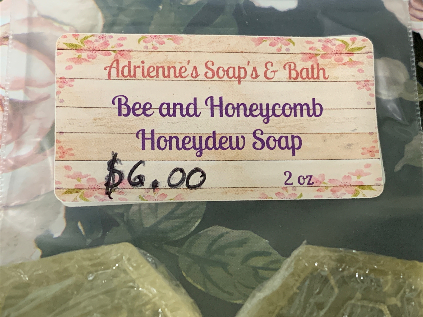 Bee & Honeycomb With Honeydew Bar soap