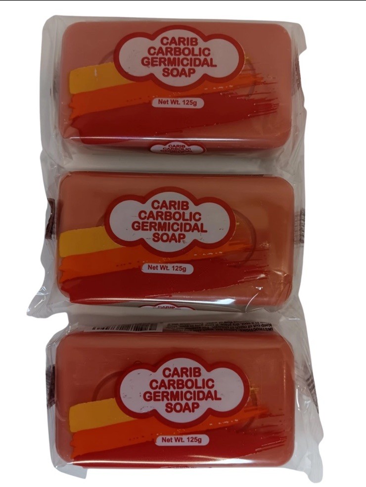 Jamaican Carib Carbolic Germicidal Soap 6 Bars 125g Each No Import Fees