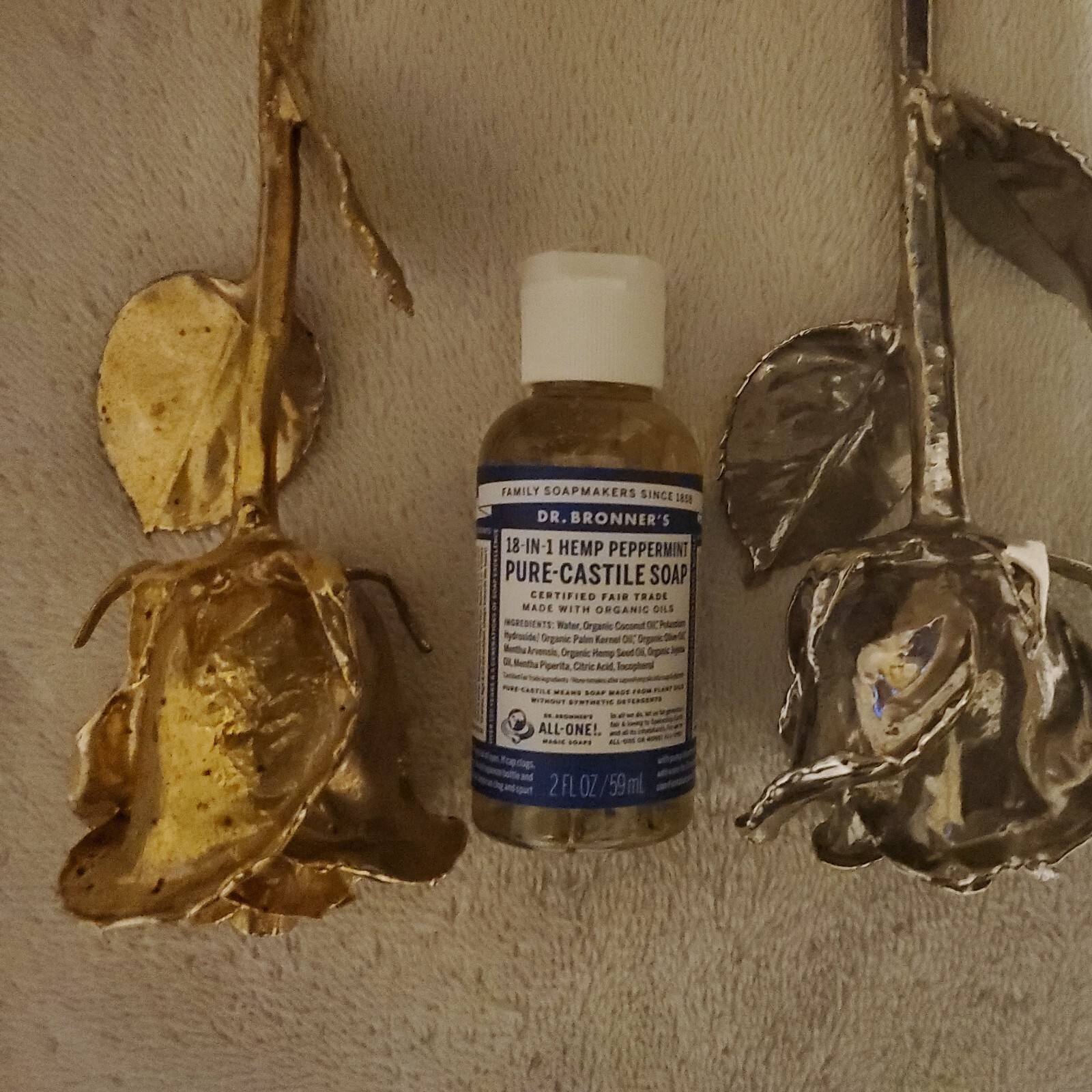 12x Dr. Bronner’s Soaps 18-in-1 Hemp Peppermint 2 fl oz Pure-Castile Soap