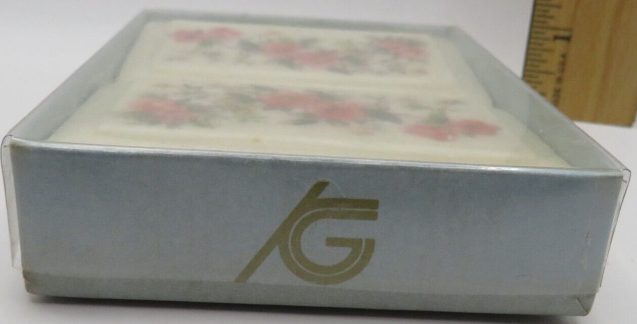 VTG Sealed Katherine Gray finest hard French soap 2-bar 5.5 oz Beach Sea Shells