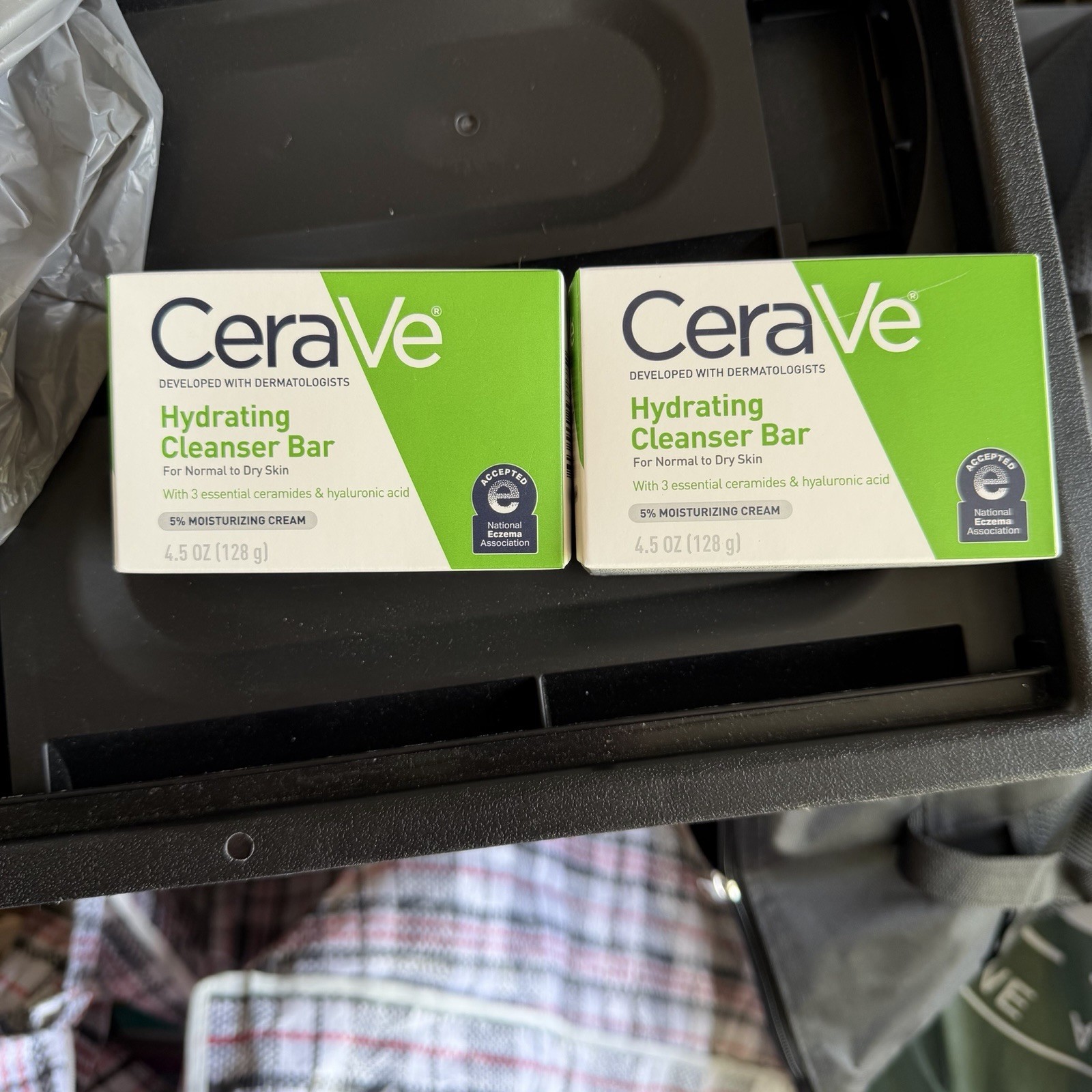 2x CeraVe Hydrating Cleanser Bar – 4.5 oz