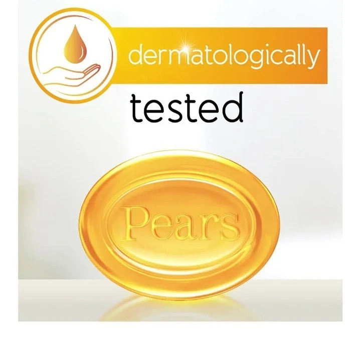 Pears Pure & Gentle Bathing Soap Bar 125 g (Pack of 8 Get Free 1 Soap