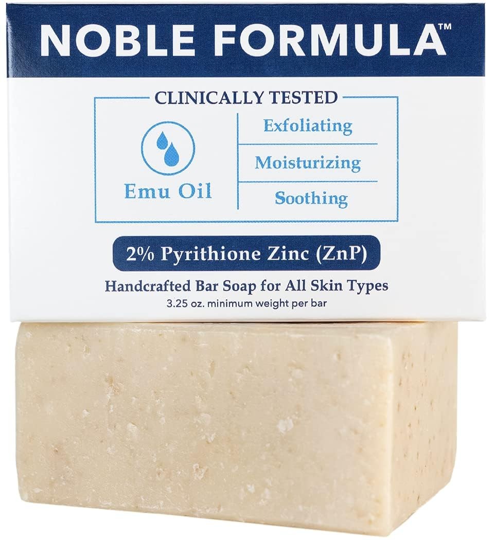 Pyrithione Zinc Emu Oil Soap for Acne, Psoriasis, Eczema – 3.25 oz Bar