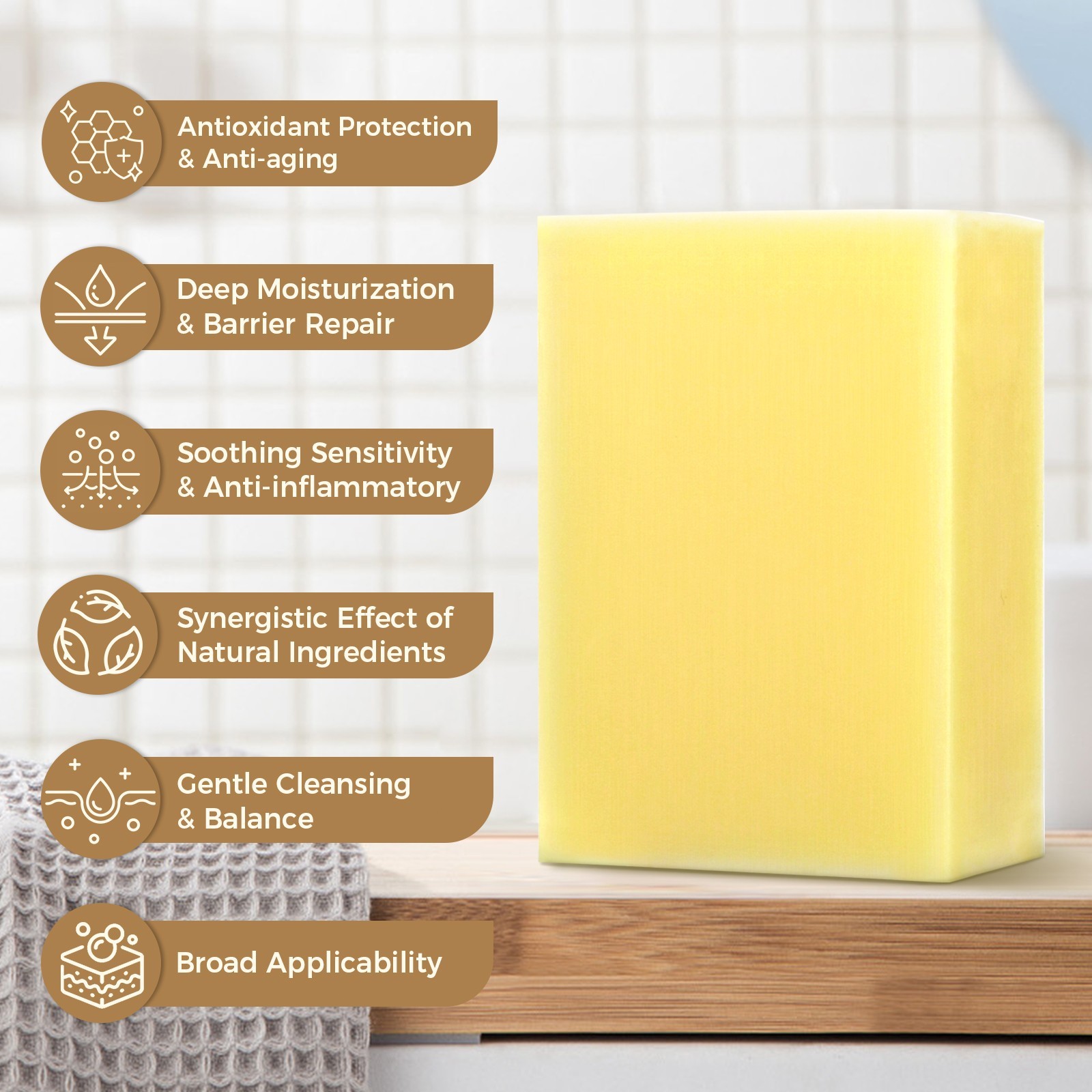 Beef Tallow Soap Moisturizing, Gentle for Face & Body – All Natural Grass Soap