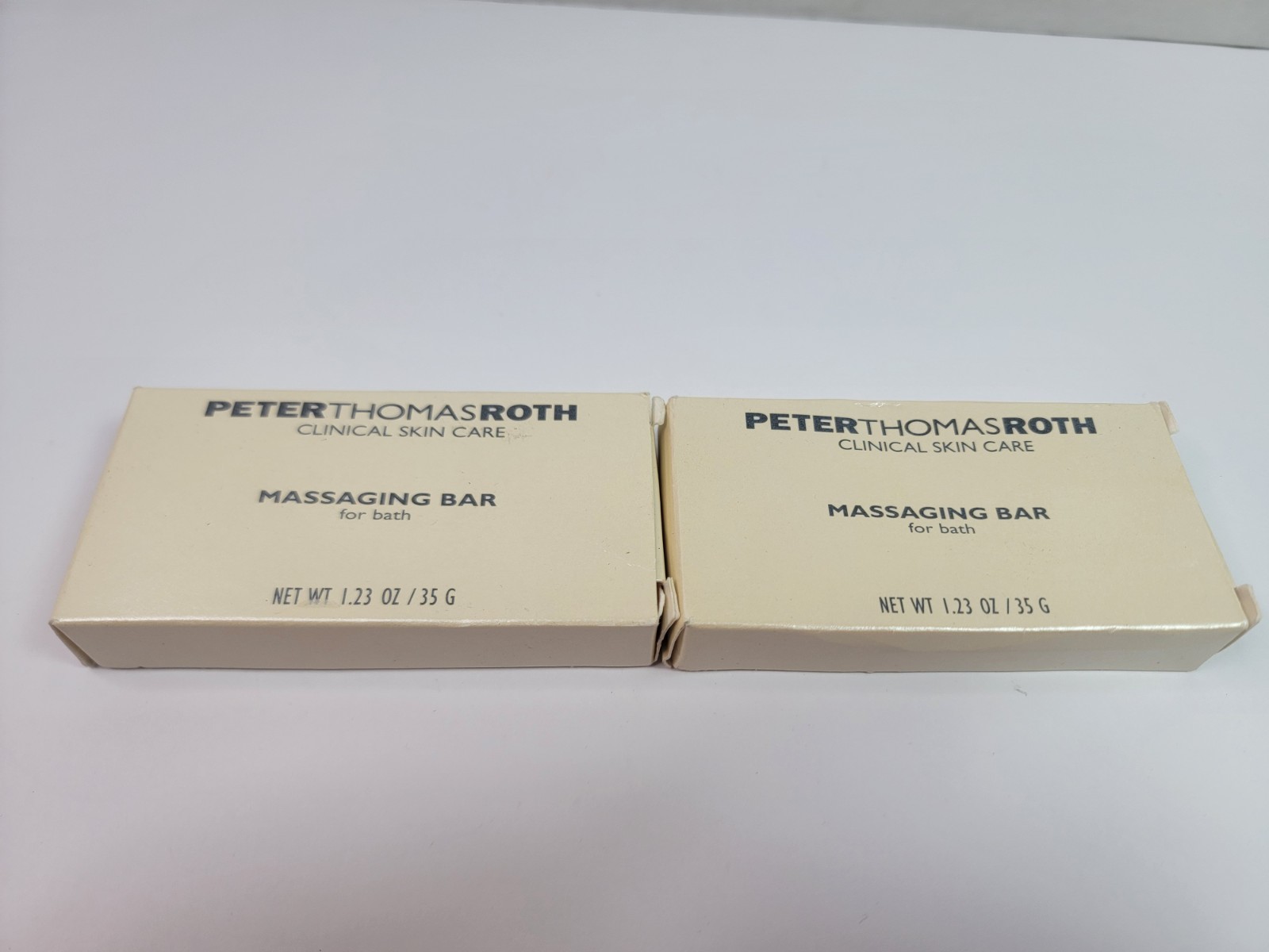 Peter Thomas Roth Massaging Bar for Bath Lot of 2 Clinical Skin Care 1.23 oz New