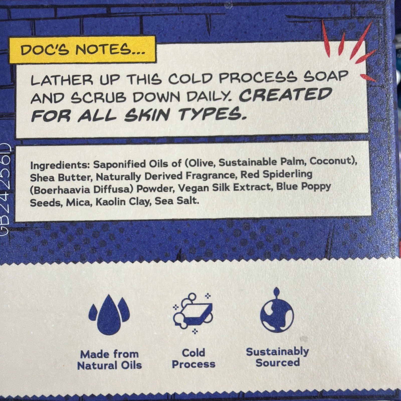 Dr. Squatch Spidey Suds (Spiderman) Marvel 5 oz Limited Edition Soap NIB
