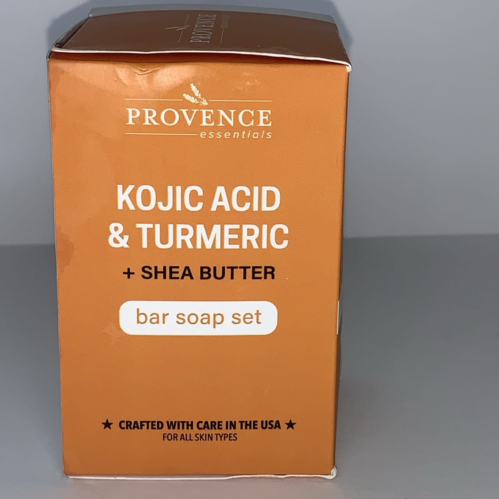 Provence Essentials Kojic Acid Turmeric + Shea Butter Soap 3 Bars 5oz Each