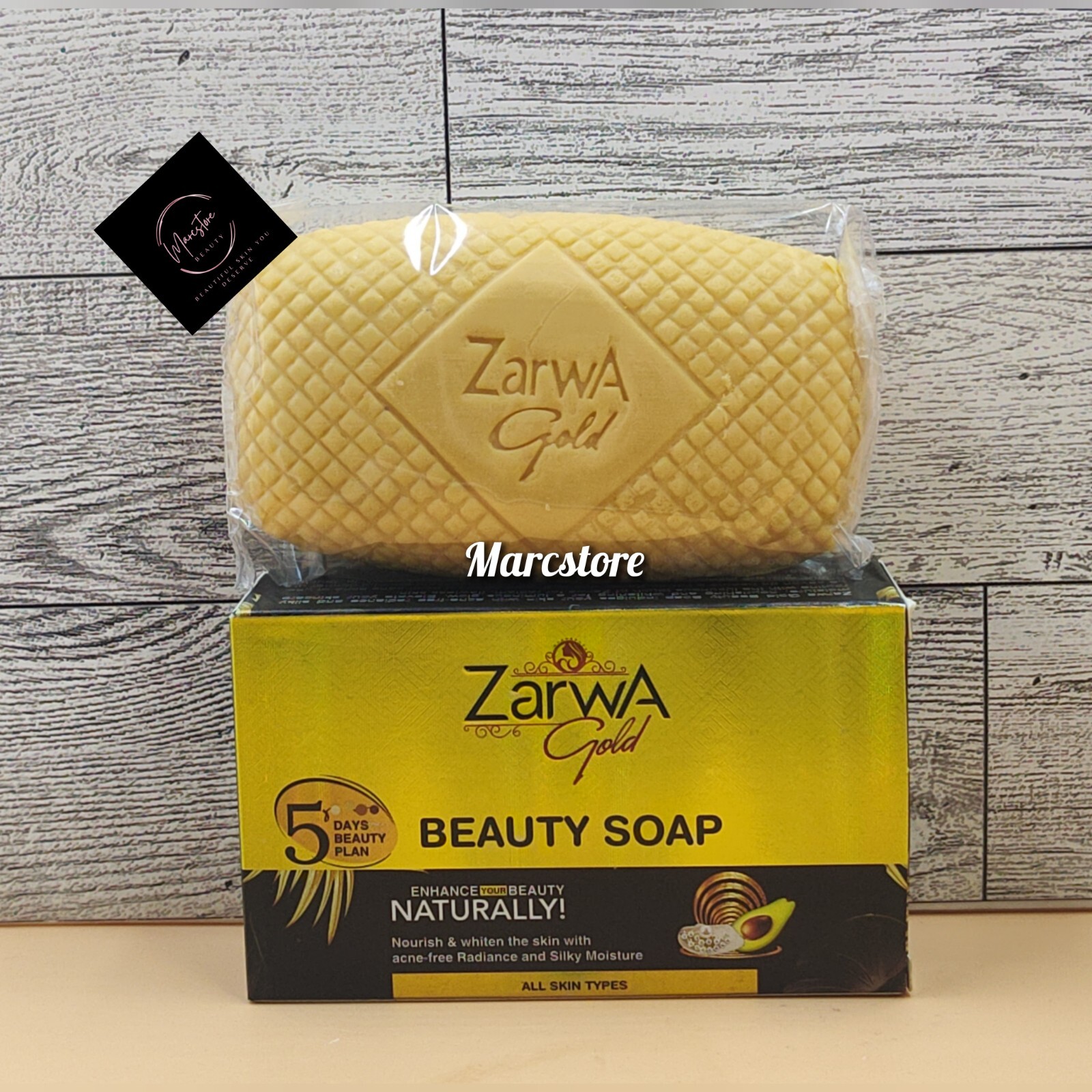 X 1 Zarwa Gold Nourishieing & Whitening Face & Body Soap. ALL SKIN TYPES