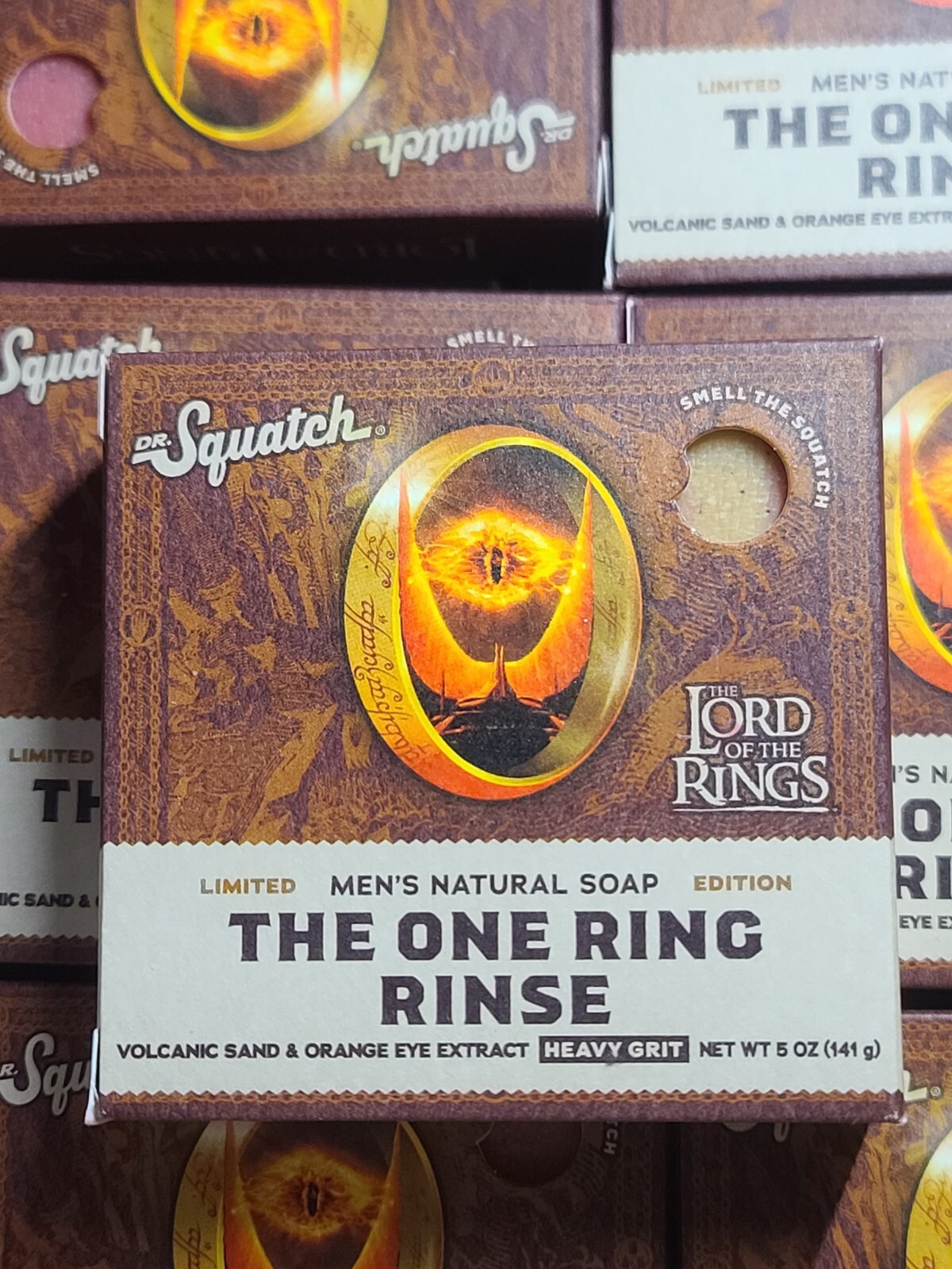 Dr. Squatch The One Ring Rinse Bar Soap Limited Edition Lord Of The Rings LOTR