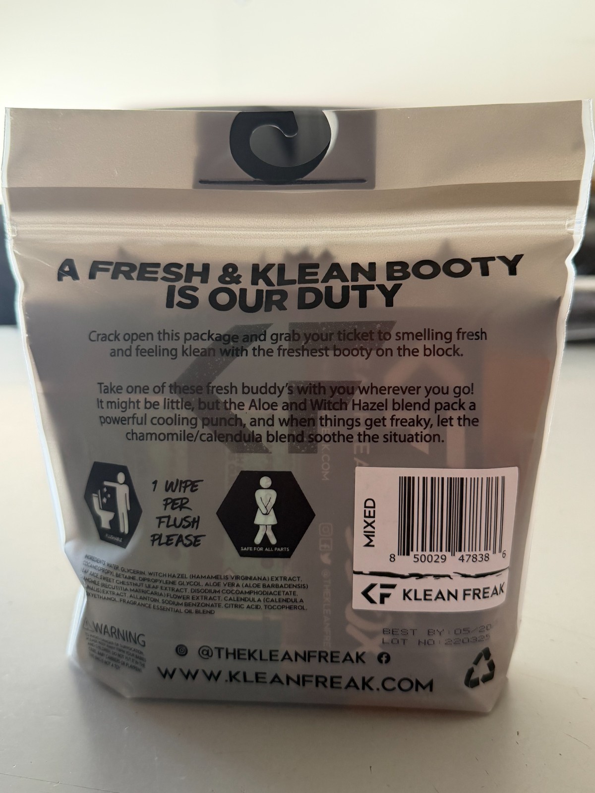 Klean Freak Body Wipes