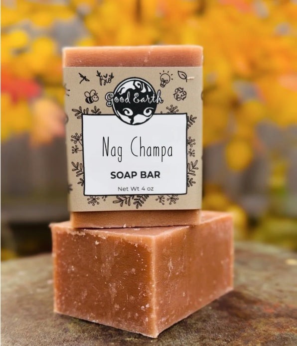 Nag Champa Soap Bar By Good Earth Soap Co. All Natural Ingredients Made In USA