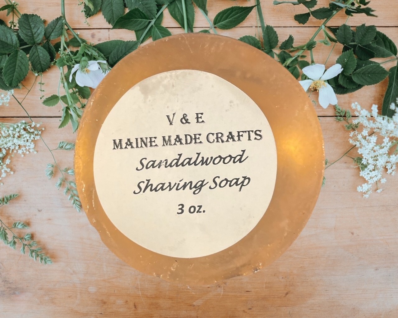 Glycerin shaving soap – Sandalwood