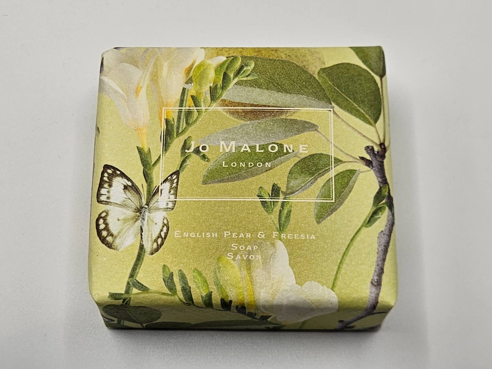 Jo Malone English Pear & Freesia Perfume Soap Savon 3.5 Oz Bar Soap Free Ship