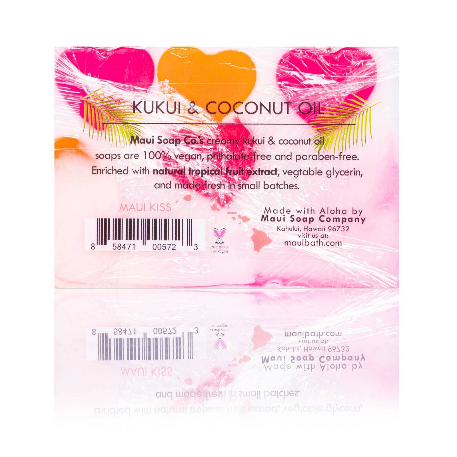 Maui Soap Co Maui Kiss Bar Soap with Kukui & Coconut Oil 6oz