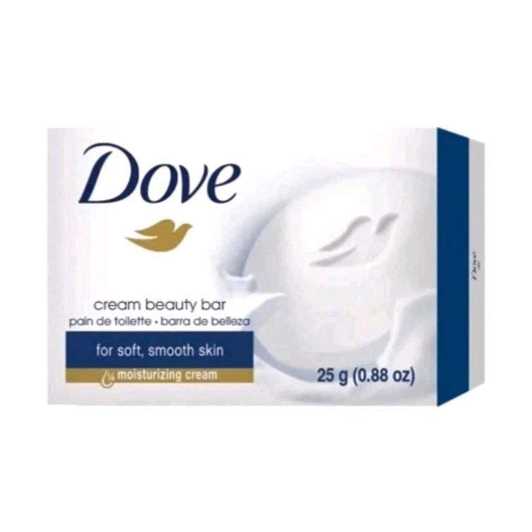 Dove Moisturizing Beauty Bar Soap White for Body, Face & Hands 0.88 oz