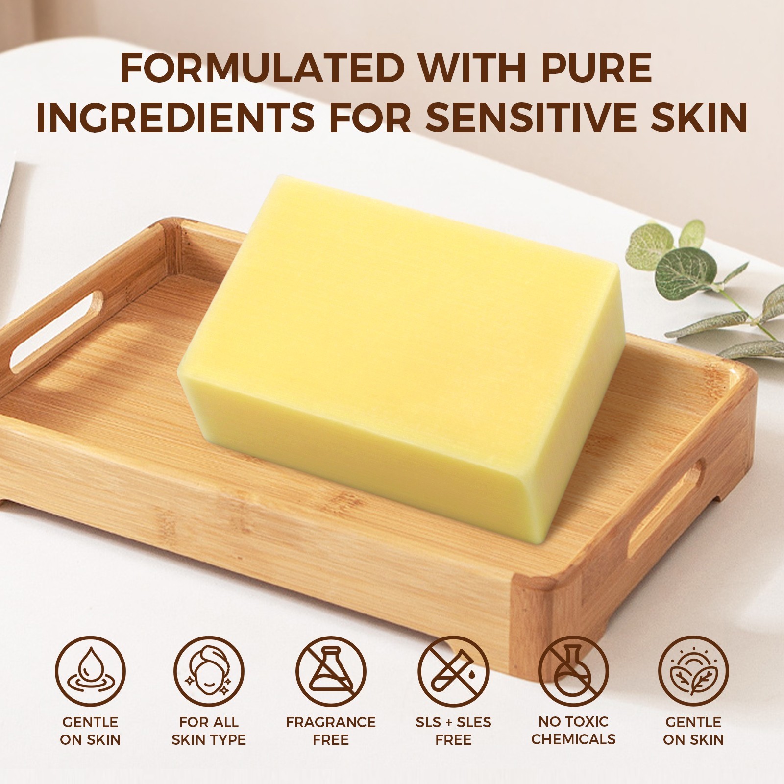 Beef Tallow Soap Moisturizing, Gentle for Face & Body – All Natural Grass Soap