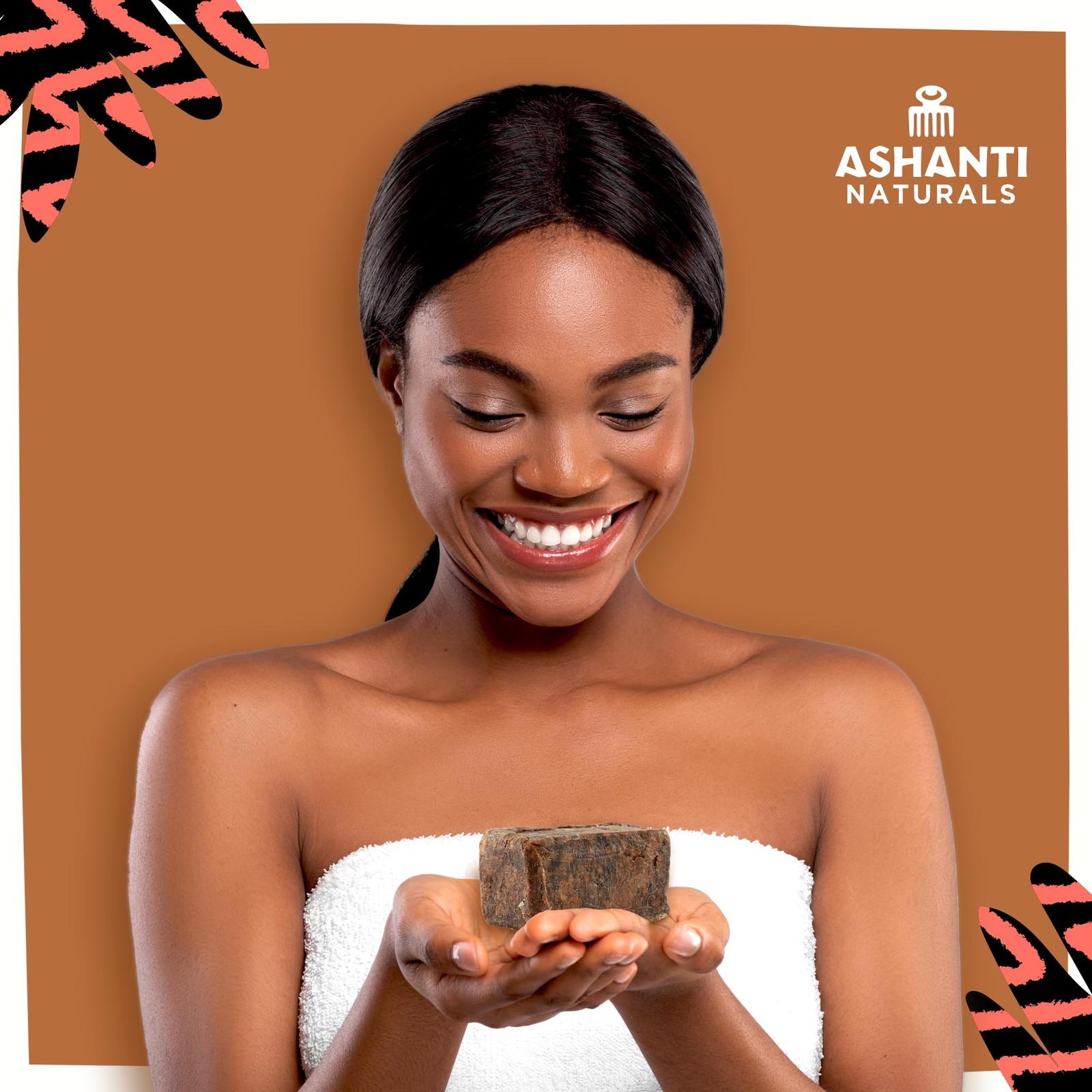 Authentic African Black Soap Bar | Cleansing and Nourishing Black African Soa…