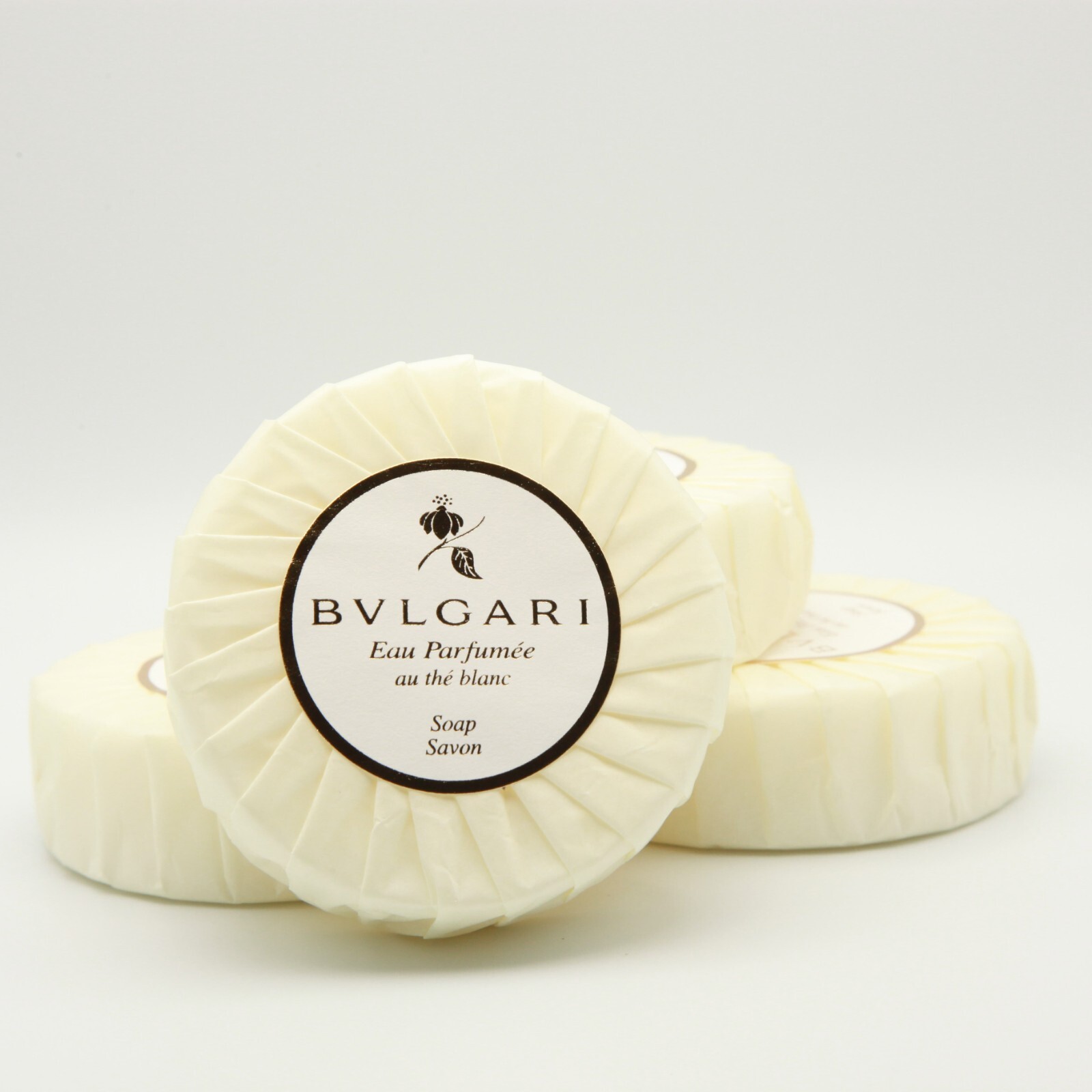 BVLGARI au thé Blanc ( White Tea ) Soap – 2.6oz / 75g Pack Of 8 NEW
