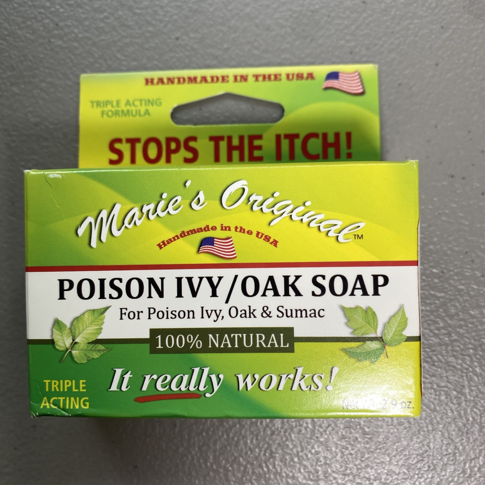 Poison Ivy/Oak Bar Soap Marie’s Original 100% Natural New In Box