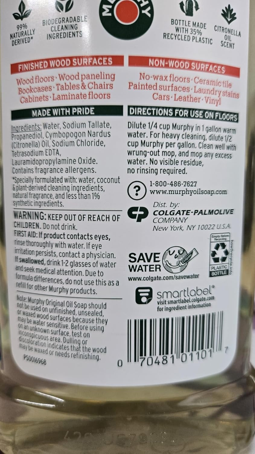 Oil Soap, Original Formula 16 Fl Oz (473 Ml) – Pack of 2
