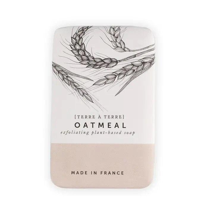 French Oatmeal Exfoliating Soap by Terre À Terre 7oz 200g – Imported