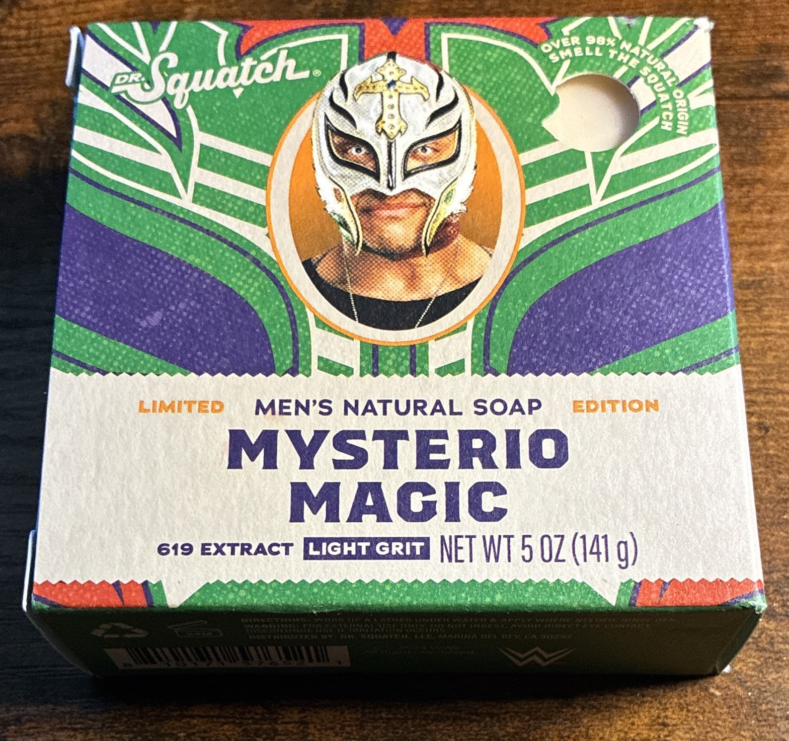 Dr. Squatch Mysterio Magic Men’s Bar Soap Limited Edition Light Grit 5 oz
