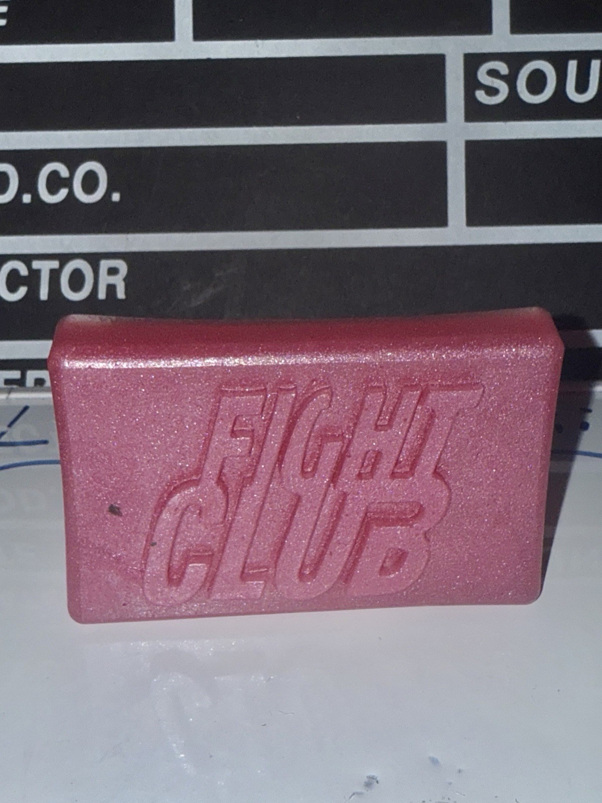 Fight Club Soap Bar Handmade Movie Memorabilia Soap (Men) – Cool Water Scent 2pc