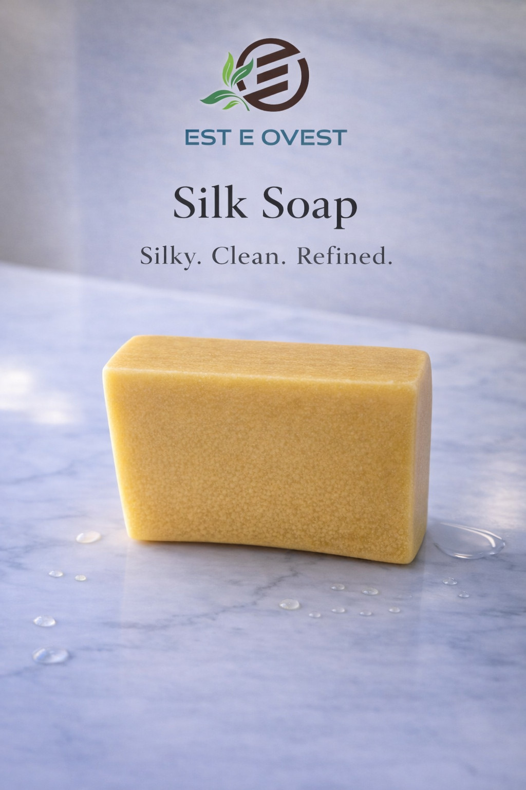 Silk Soap – Natural Luxury Bar with – Soft, Smooth & Gentle Cleanser – 5 oz