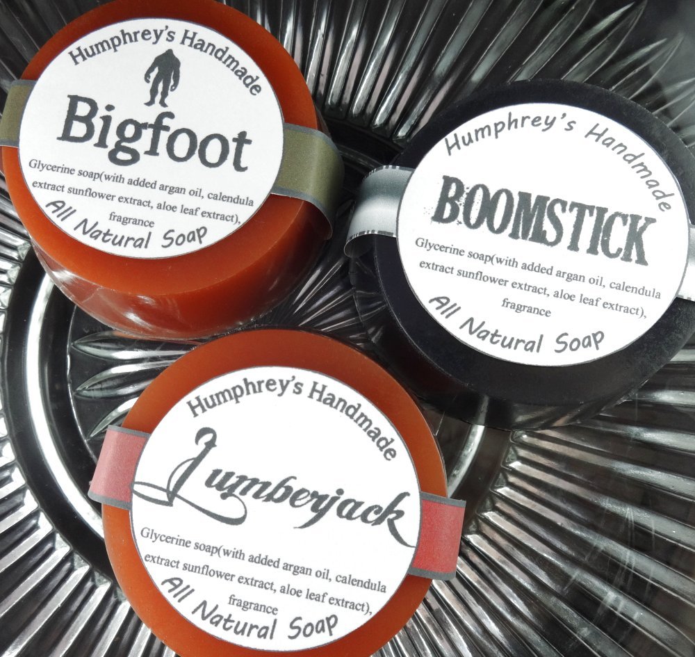 PICK 3 Men’s Soap, Shaving & Beard Wash, Glycerin Soap Choose Stocking Stuffers