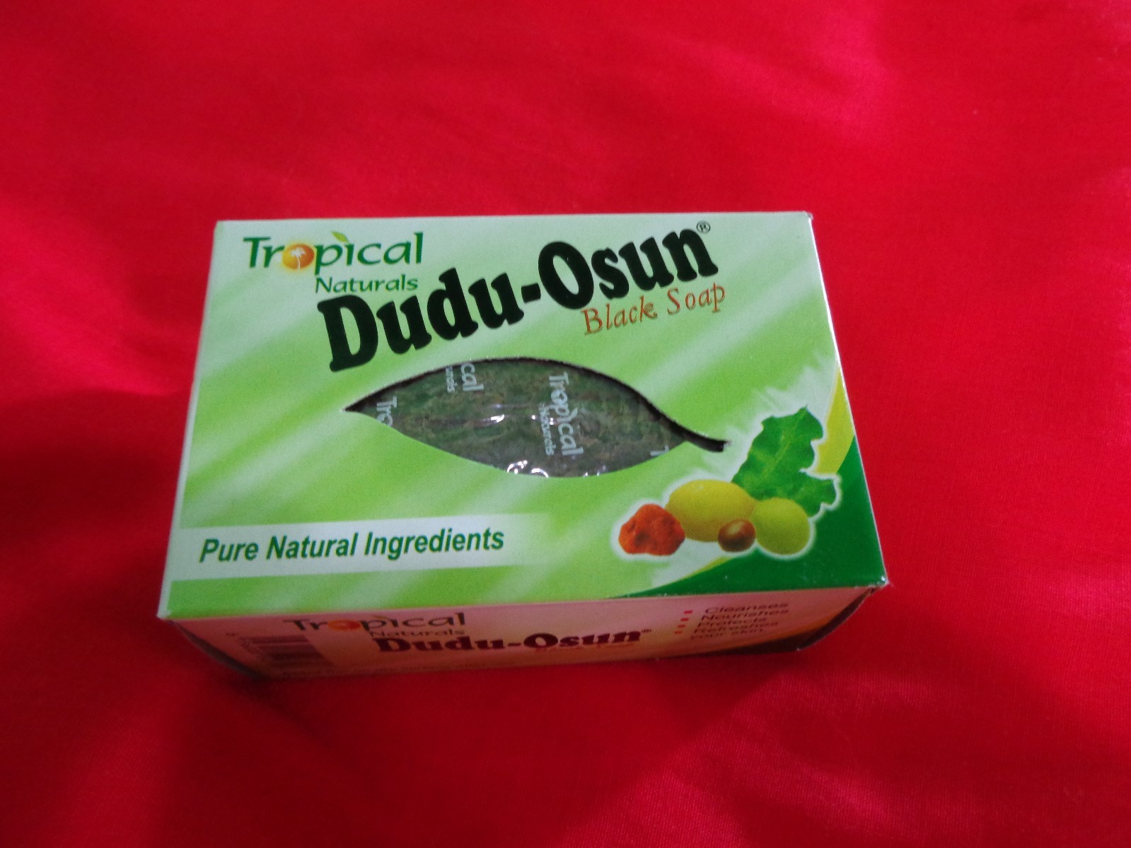 Tropical naturals ORIGINAL DUDU OSUN AFRICAN BLACK SOAP BARS 2 150g