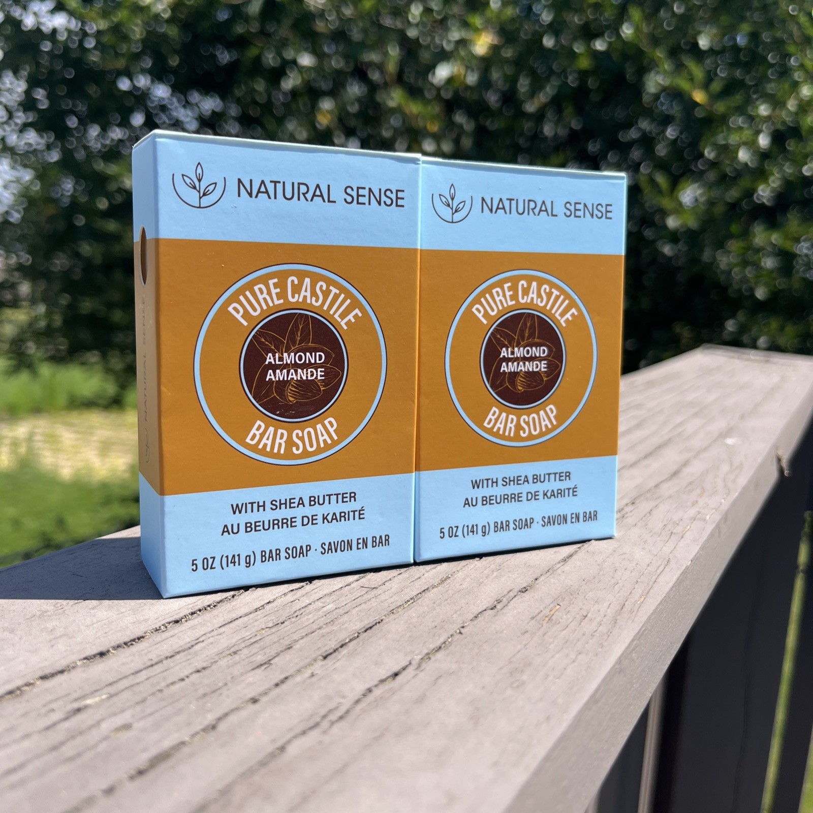 Natural Sense 4 Pack Pure Castile Almond Bar Soap – 5 oz (141g) – Yuka 100/100!