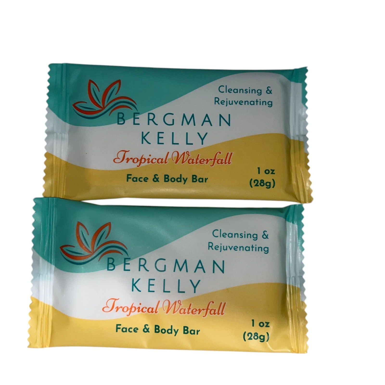 Bergman Kelly Tropical Waterfall Soap Bars 0.5oz 100pk Luxury NEW
