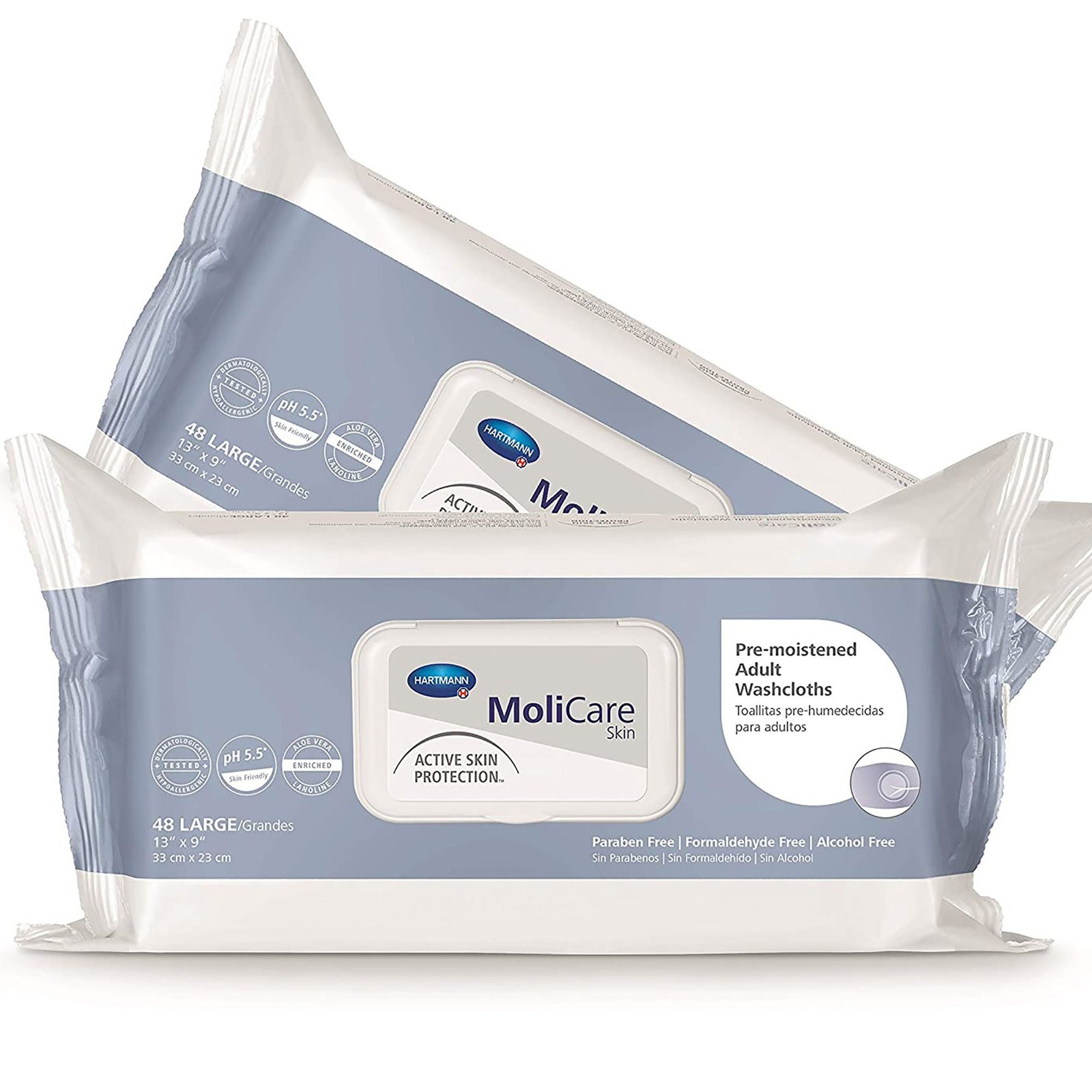 MoliCare Skin Personal Cleansing Wipe 9 x 13″ 225600 12 Pack 576 Wipes