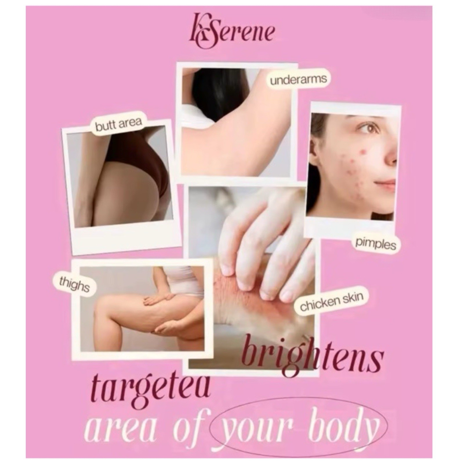 KSerene KiLiBUM Soap 70gX3 Bars + Extra White Underarm Serum Cream 30g