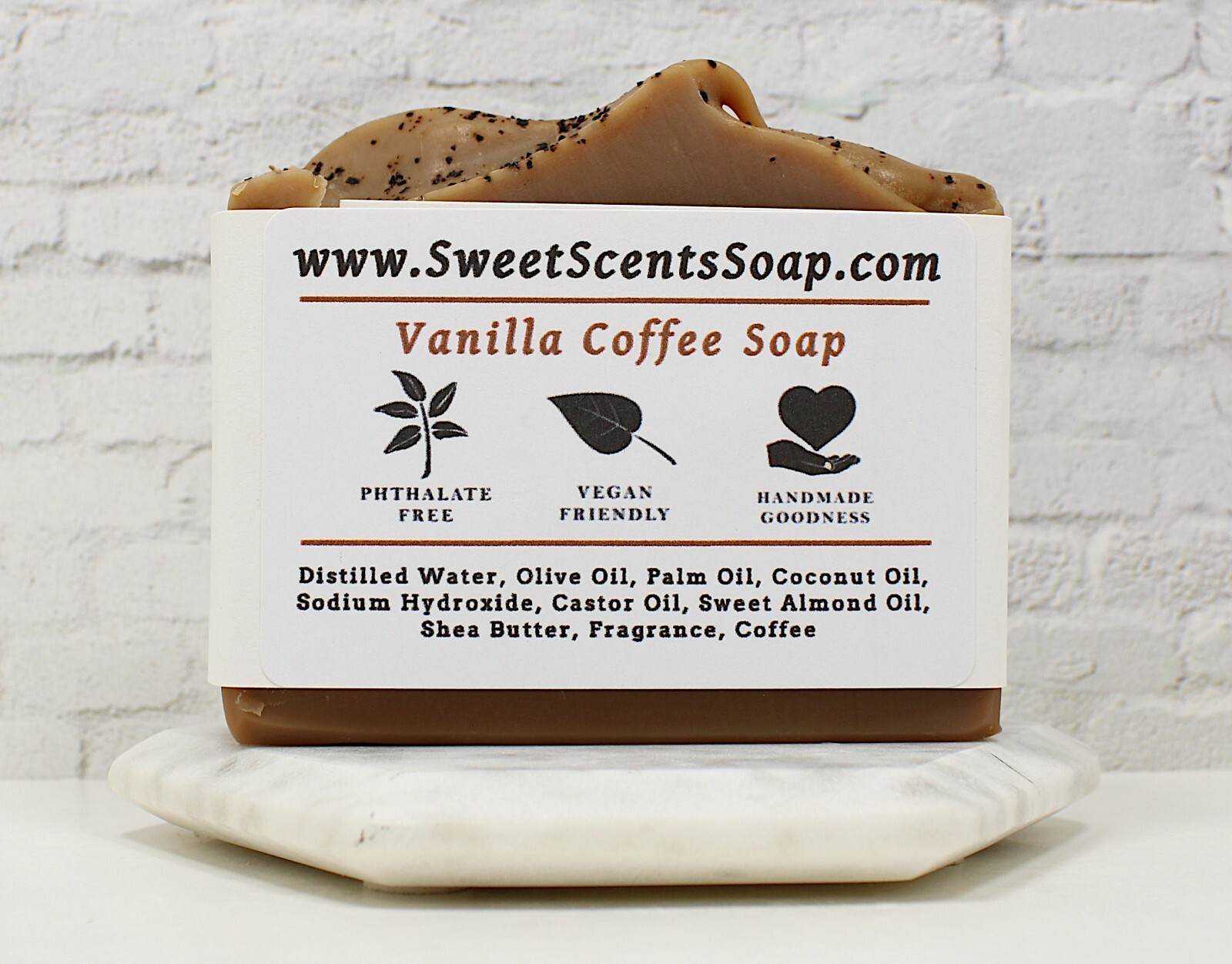 Handmade Soap – Vanilla Coffee – Cold Process, Scented Soap