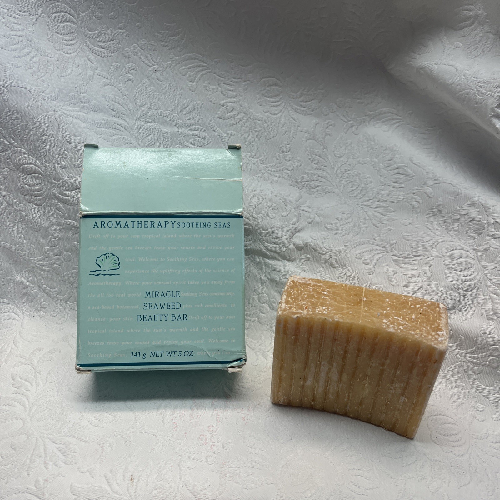 Avon Aromatherapy Soothing Seas Miracle Seaweed Beauty Bar Soap 5 oz / 141 g NIB