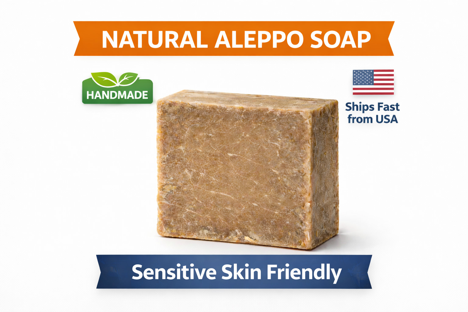 Authentic Laurel Soap Bar Handmade Olive Oil Natural Sensitive Skin