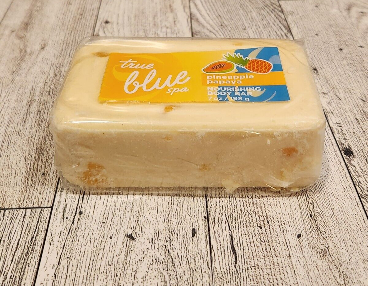 True Blue Spa PINEAPPLE PAPAYA body bar soap Bath & Body Works