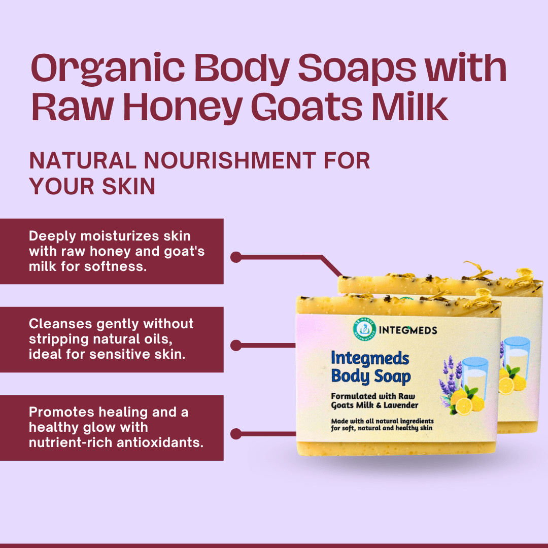 Organic Bar Soaps with Lavender & Goats Milk (2 Count)