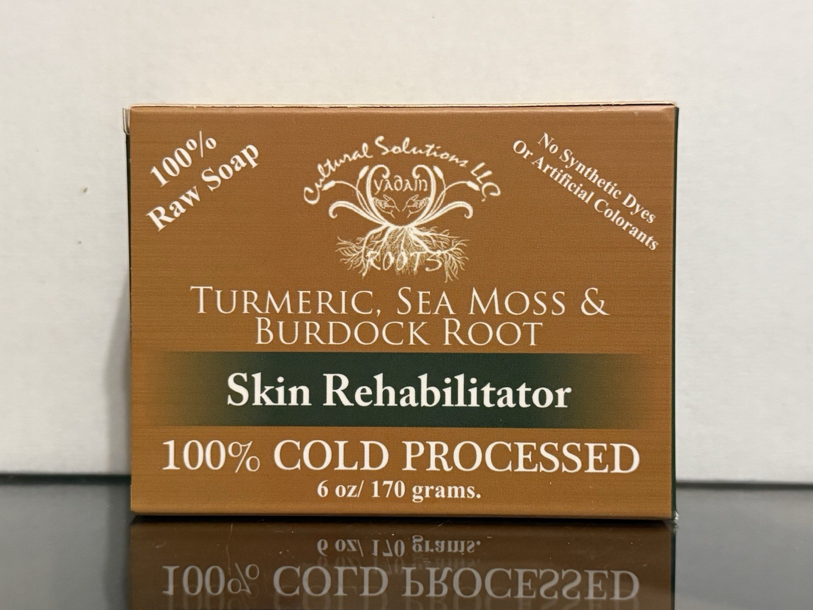 Signature 100% Cold Processed Raw Butter Soap 6oz-Turmeric, Sea Moss, Burdock