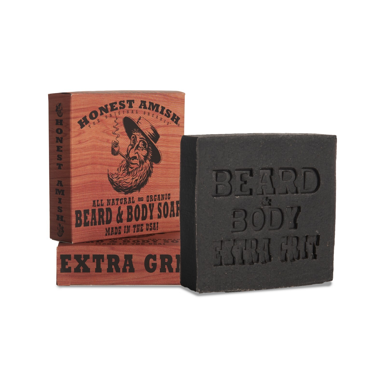 Extra Grit Beard and Body Soap by Honest Amish
