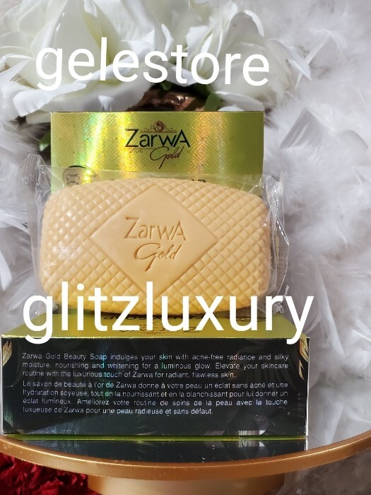 X 1 Zarwa Gold Nourishieing & Whitening Face & Body Soap. ALL SKIN TYPES