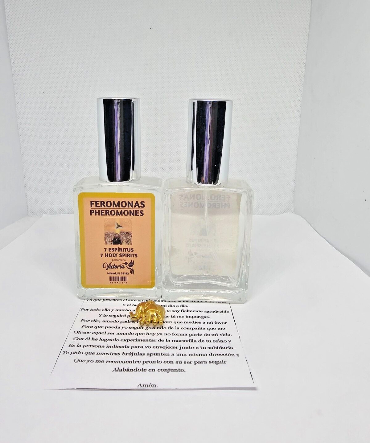 7 ESPIRITUS PERFUME FEROMONAS / 7 SPIRITS ALEJA LAS MALAS ENERGIAS LIMPIA 1PC