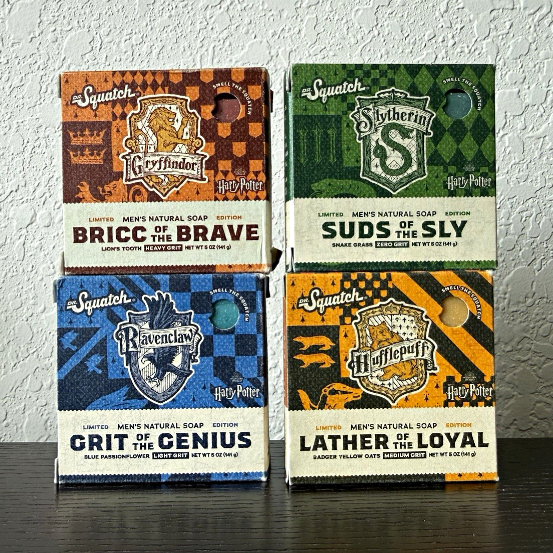 Dr. Squatch Harry Potter Limited Edition Men’s All Natural Soap 4-Pack 5 oz
