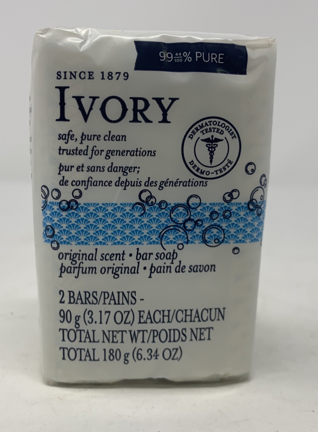 Ivory Gentle Bar Soap Original Scent 3.17 Oz. 2 Count – NOS
