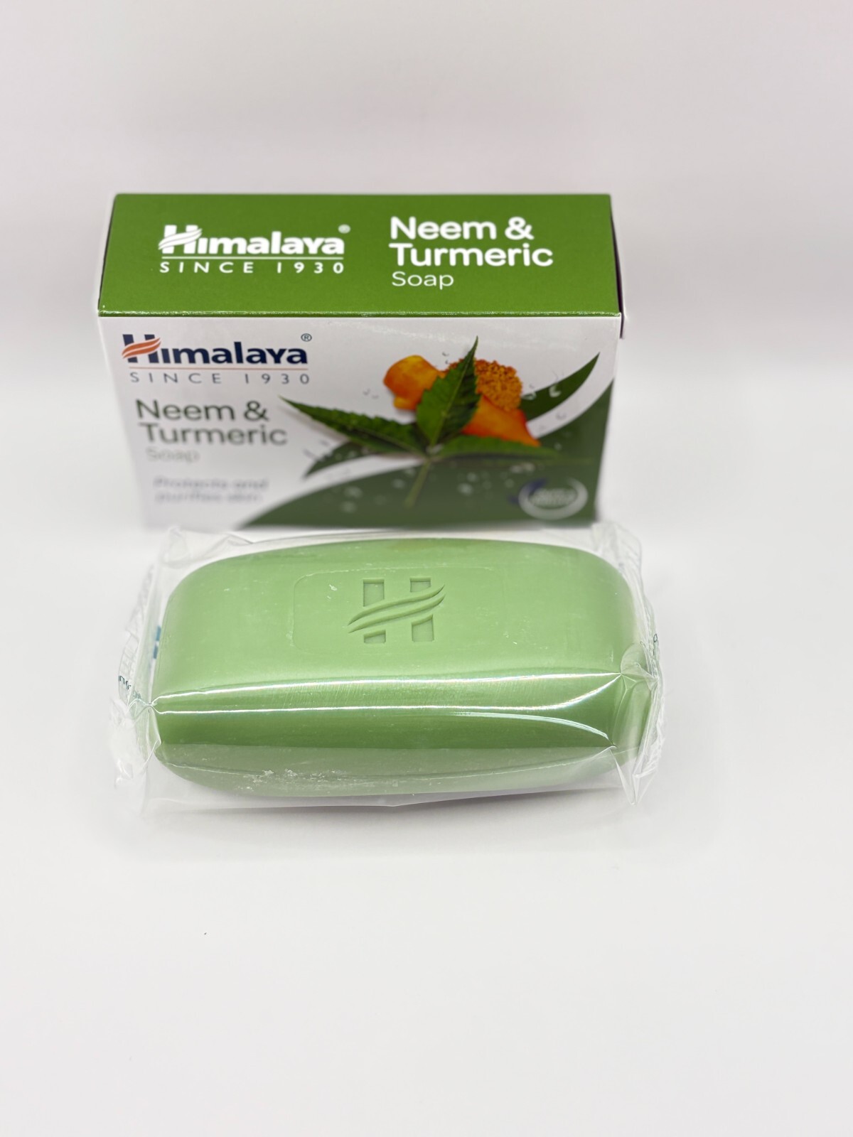 Himalaya Neem & Turmeric Soap 125g – Pack of 4, Natural Skin Care, Free Shipping