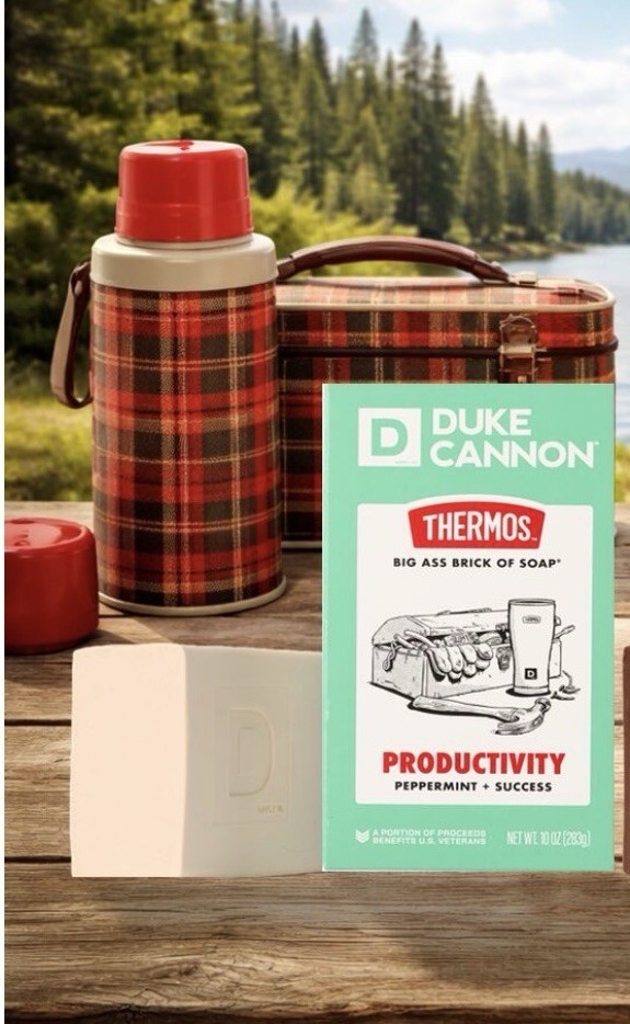 Duke Cannon Thermos™ Big Ass Brick Soap Productivity Peppermint Lot 2Benefit Vet