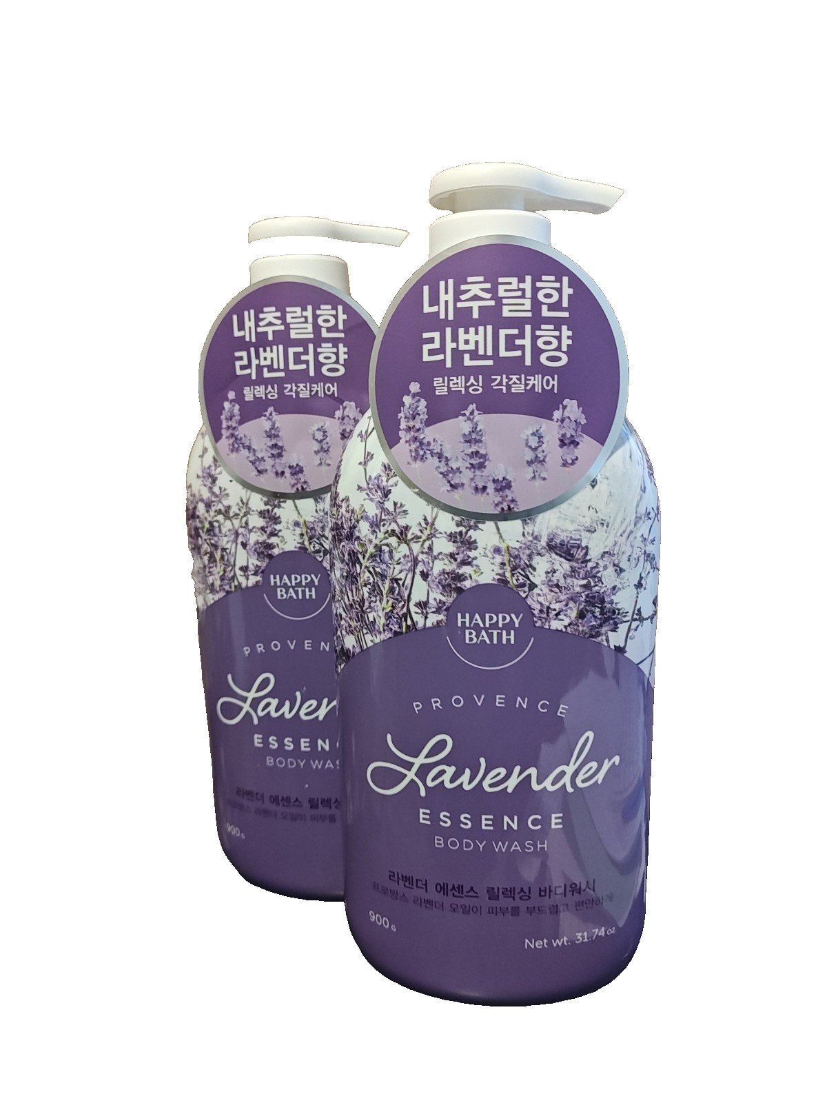HAPPY BATH LAVENDER PROVENCE 32 Oz New Sealed Ship From US Relax Bath Time Soap