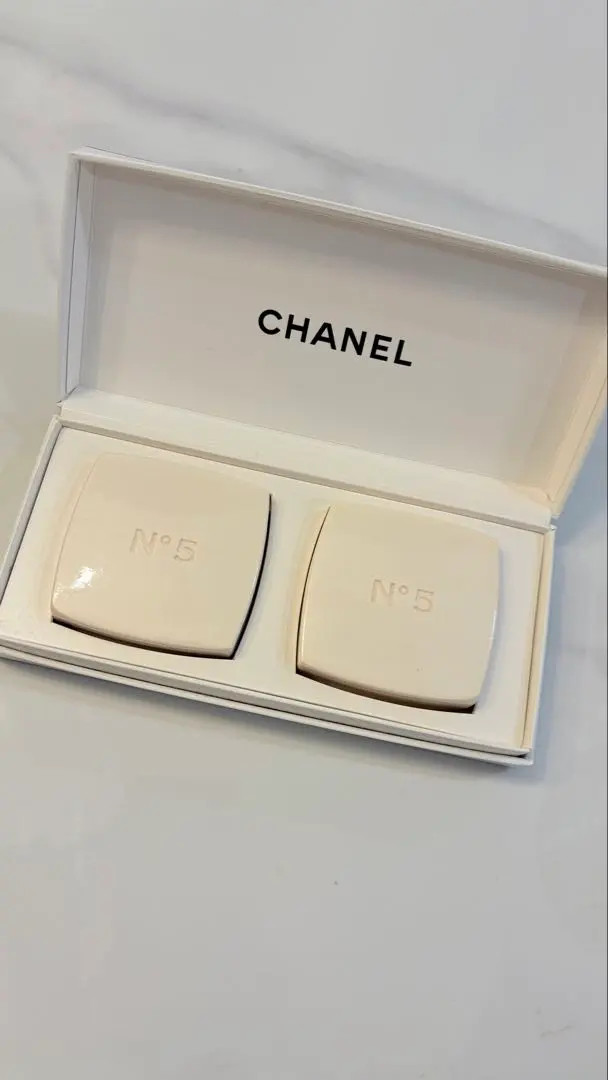 CHANEL No 5 Set Of 2 Savon Body Soap in Box 75g each Chanel Japan